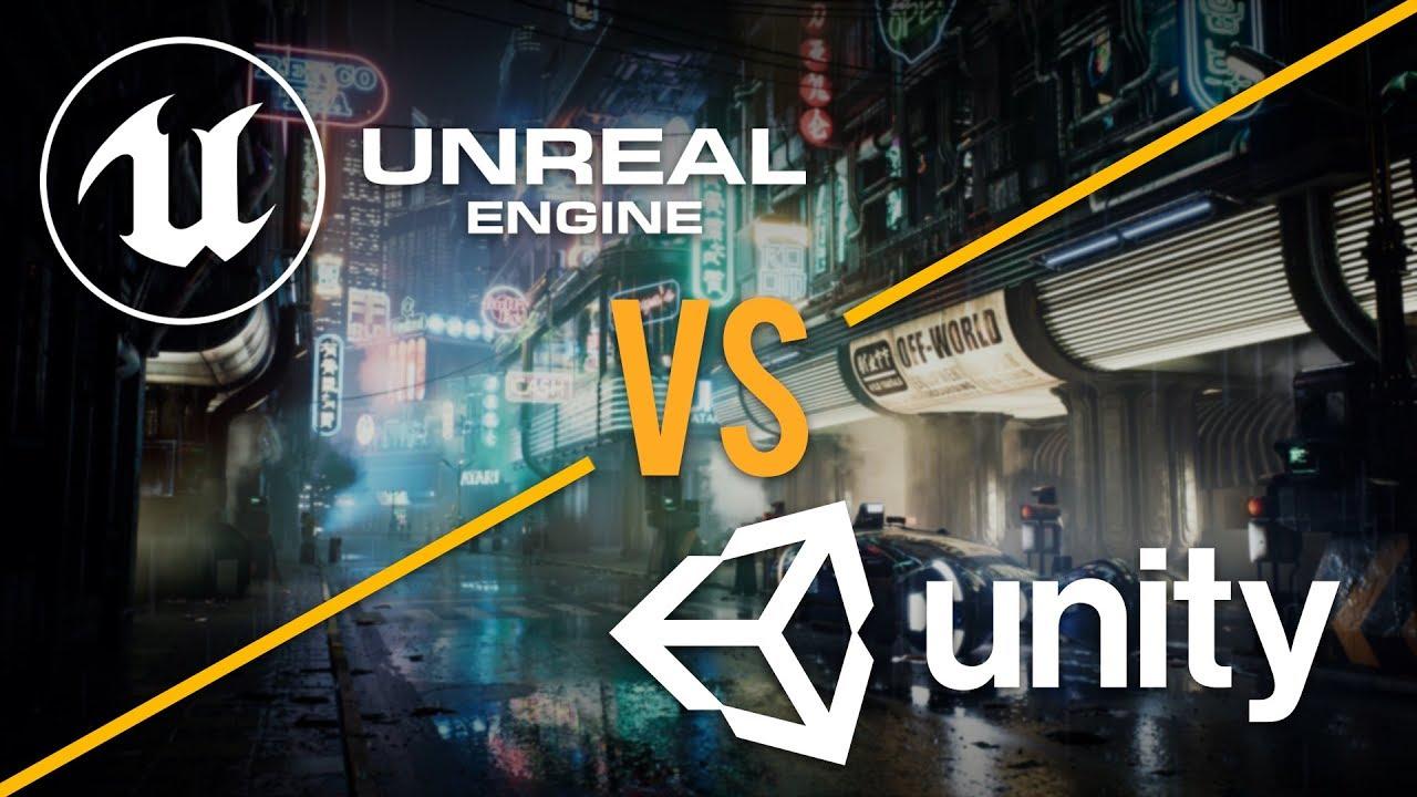 Antara Engine Unity dan Unreal Engine